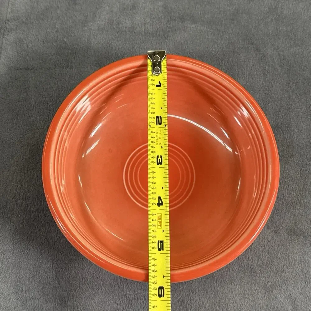 Vintage Fiesta Fiestaware 5 1/2 Berry Bowl Coral Cantaloupe Color Bnfts Charity